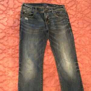 Silver jeans